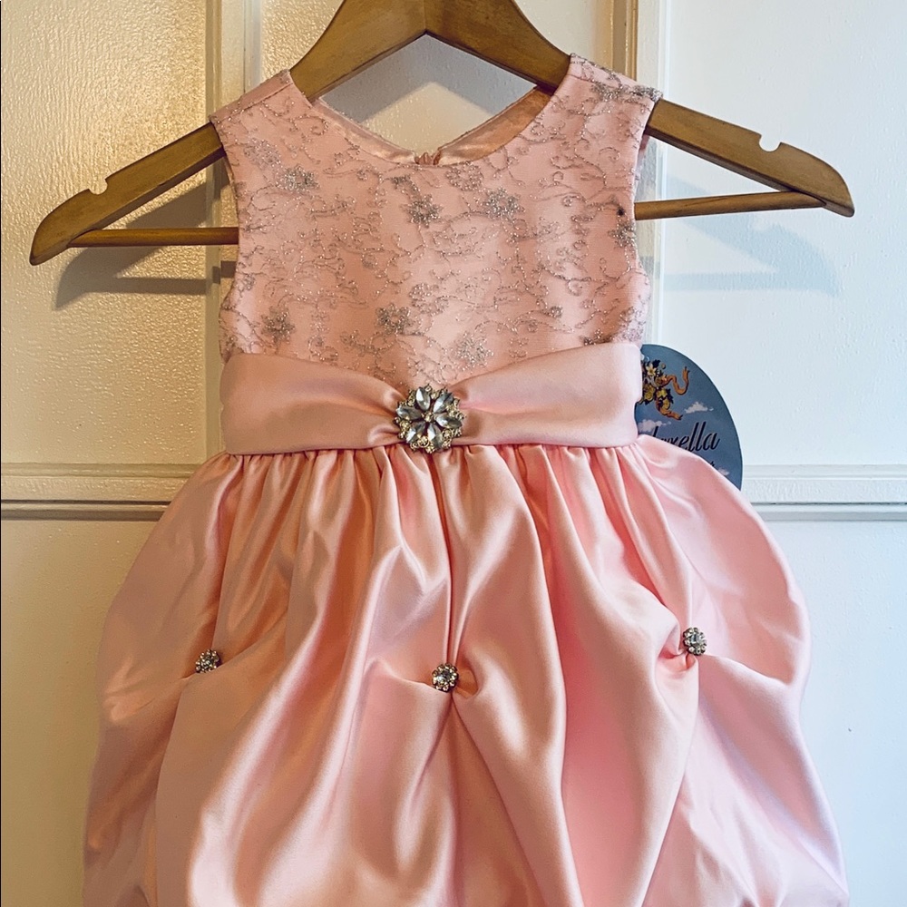 🐣Pink Cinderella Style  Easter Dress🌈⛪️